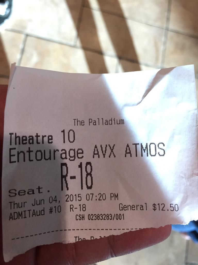 hey_its_simba's tweet photo. It's happening. @entouragemovie @jeremypiven #EntourageMovie #AriGoldIsBack http://t.co/CTlR9KX4bA