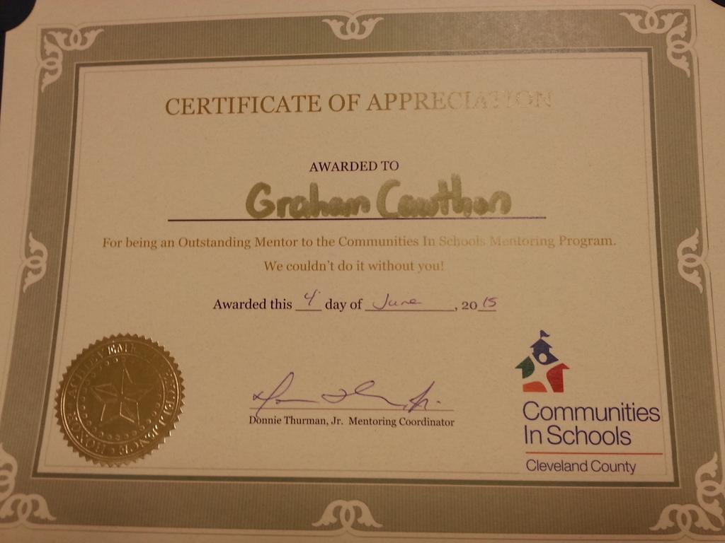 GrahamCawthon's tweet image. Thanks for the opportunity @CISCleveland! Being a lunch buddy has been one of the highlights of my 2015 #ccmentor