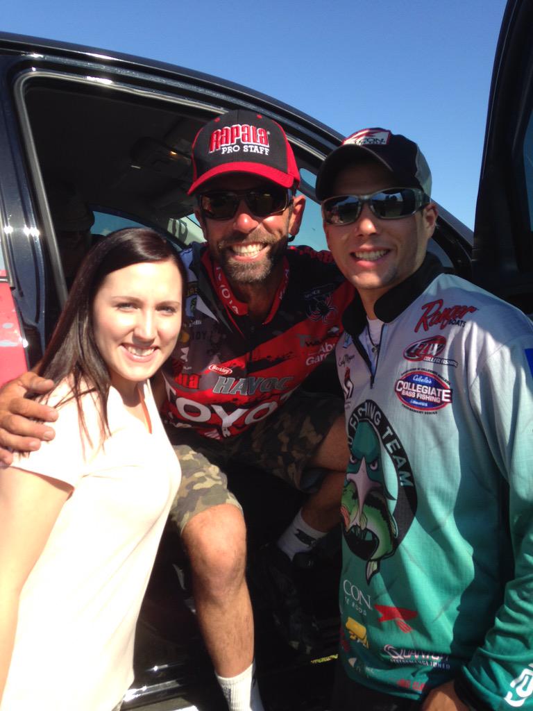 missed the day 3 cut by 3 lbs. This pic makes up for it. #goingike #nevergiveup <a href="/MikeIaconelli/">Michael Iaconelli</a> <a href="/Kylah_Schaefer/">Kylah Schaefer</a>
