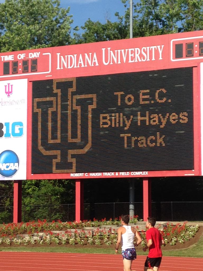 If I have to be at IU, this is where I want to be!  Can't wait for <a href="/JakeAusterman/">Jacob Austerman</a> to run tomorrow!!