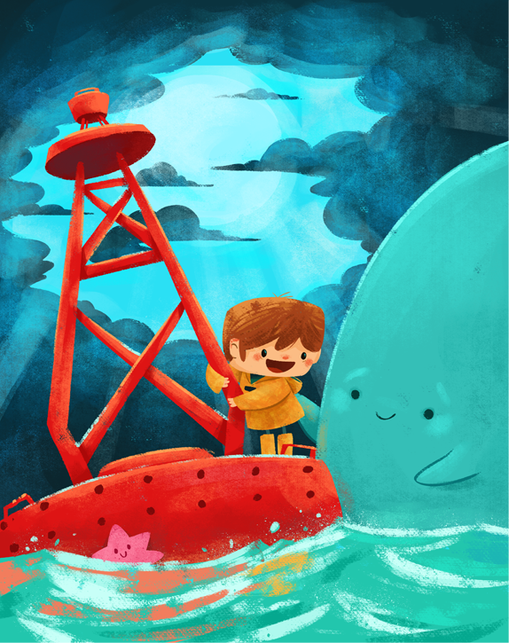 2dCale's tweet photo. One more #TotheSea lost page for #TBT #cutpages #ThrowbackThursday #kidlitart ๐ณ http://t.co/T5PAGwMq9v