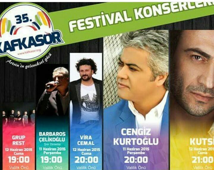 KutsiFanHaber's tweet photo. @OfficialKutsi 12 Haziran Cuma 21.00 'da Artvin Belediyesinin düzenlendiği 35.Kafköser Festivalinde sahne alacaktır. http://t.co/vaBxd1uYaM