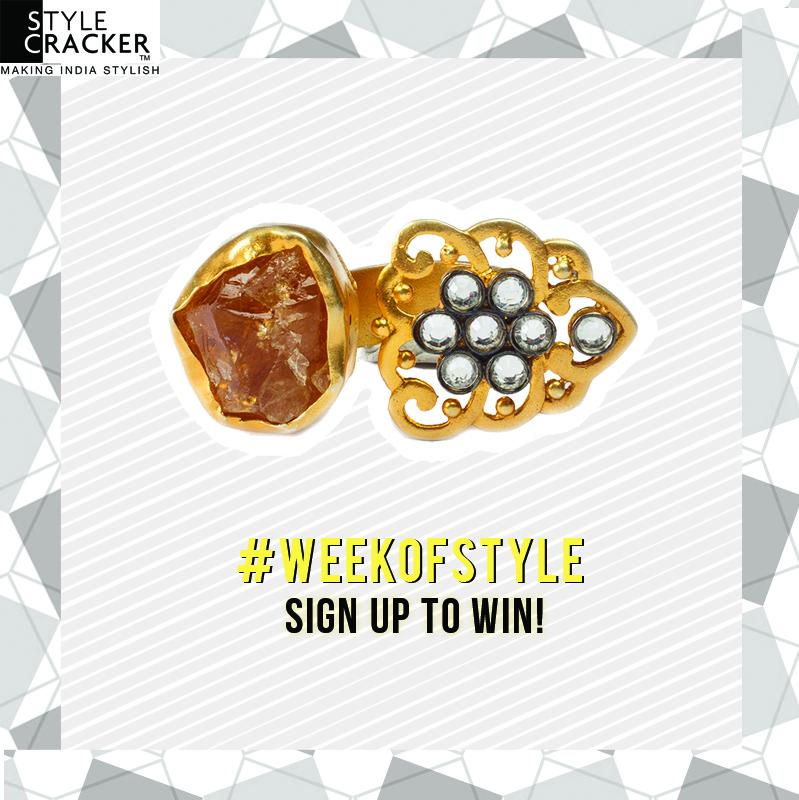 You stand a chance at winning this glam ring by <a href="/loveforprettyth/">loveforprettythings</a>, just sign up: StyleCracker.com! #WeekOfStyle
