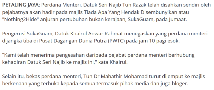 Adam On Twitter 501awani Sukaguam Semalam Cakap Lain Hari Ini Cakap Lain Munafik Sumber Mstar Online Nothing2hide Http T Co Ol0fbd4g7a