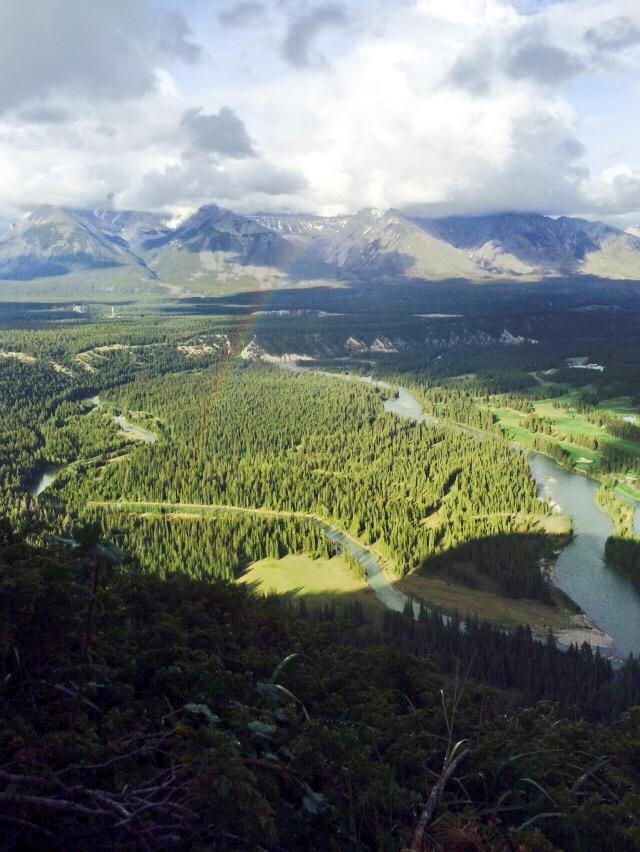 lauren_mcnabb's tweet photo. Banff is so refreshing #ThatRainbow http://t.co/bdQSDC0BJm