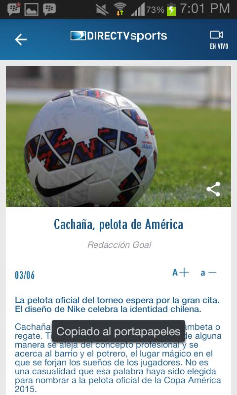 EnyerberArgote's tweet photo. #CopaAmericaDIRECTV @tubarajita @DIRECTVSportsVE http://t.co/sI9UZVzTpz