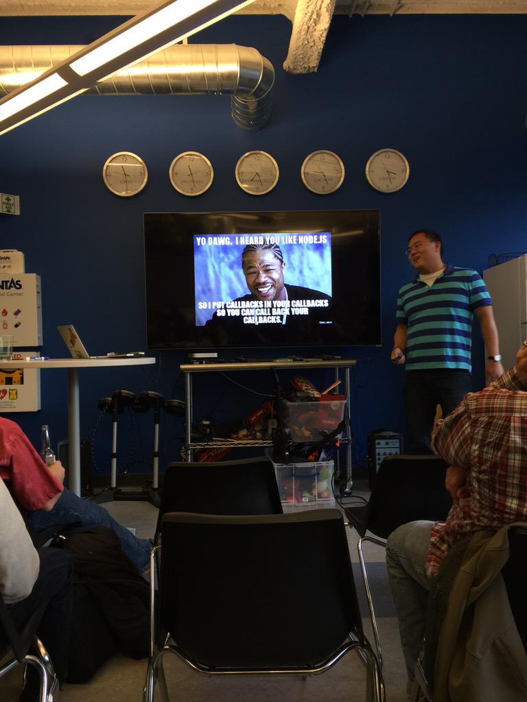 TravisBloom's tweet image. Observable applications with @nodejs #SFNode