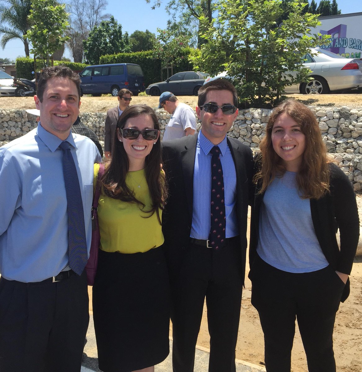 hertzieLA's tweet image. Team Hertzberg celebrating opening of walk/bikepath at Valleyheart Riverfront Park w/@EricGarcetti and @TomLaBonge!