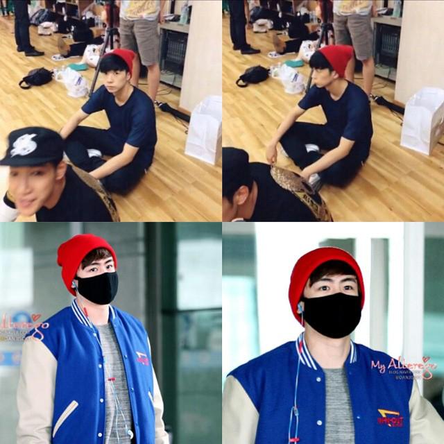 n430jwy's tweet photo. @KhunWoo0607 it's a khunwoo thing to wear each other's (or the same) things (clothes,shoes,etc) #KWchallenge http://t.co/8lPgzP9L5L