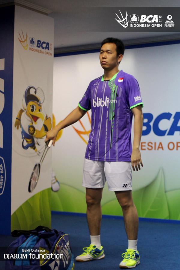 Hendra Setiawan. #EaaForIndonesia *serius banget mukanya, hihihi*