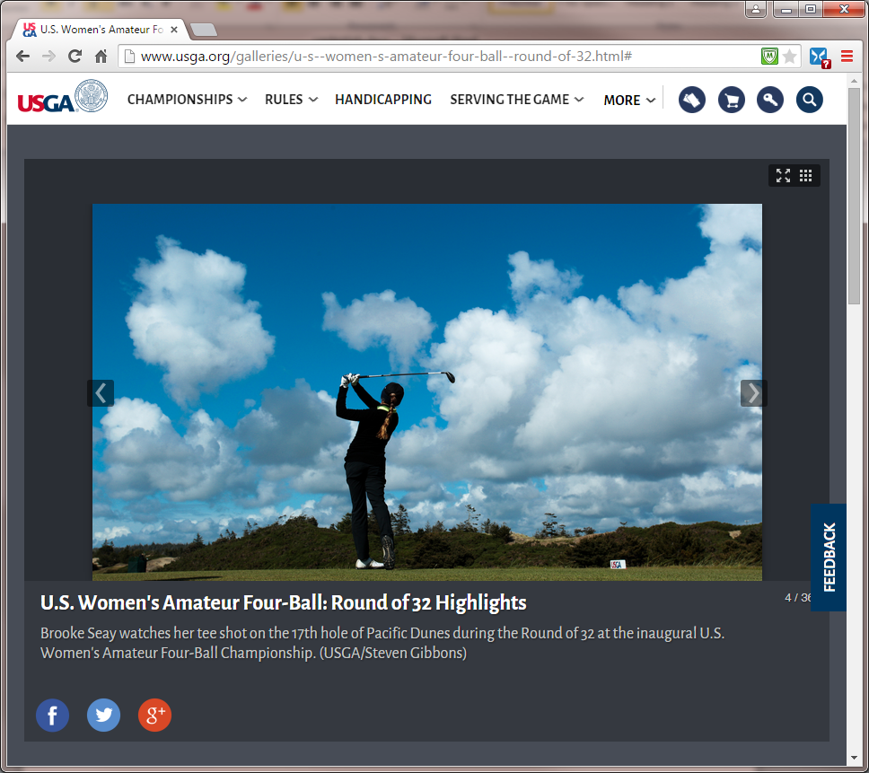 BrookeSeay's tweet photo. Great photographer at the USGA Women's Four Ball Championship in Oregon! http://t.co/JTneh3umWT