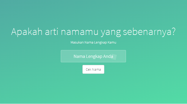 Check Arti Namamu disini :) Siapa Tau saja nama kamu mengandung arti yg Keren bit.ly/1JH5Vzp
