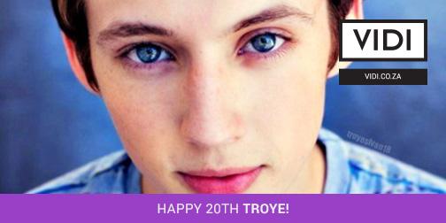 Happy birthday Troye Sivan! Catch him in to celebrate:  