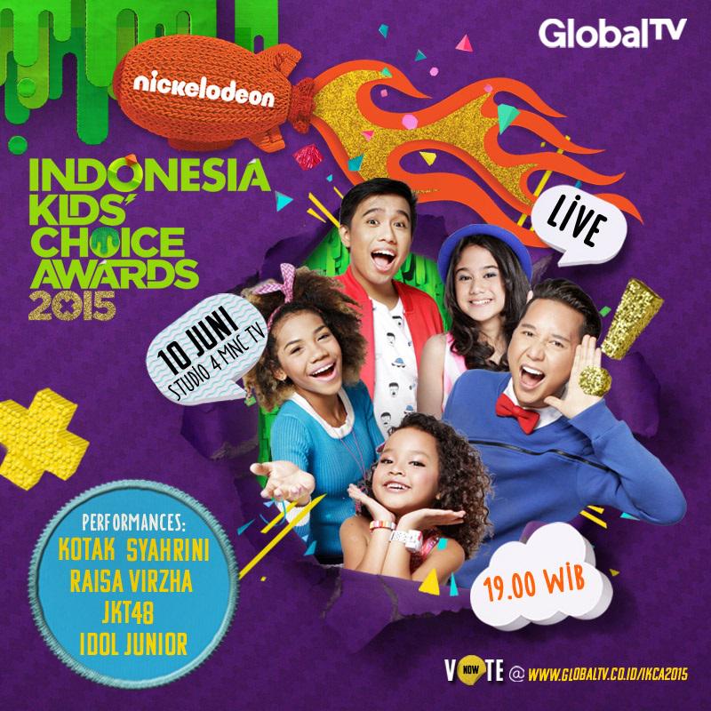 OfficialGTVID's tweet photo. #IKCA2015 #SlimenyaTuhDisini dimeriahkan oleh @bandkotak @raisa6690 @PrincesSyahrini @VirzhaIDOL8 @officialJKT48 http://t.co/ToccG7IBbQ
