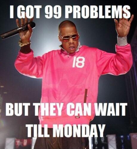 Universe_MP's tweet photo. Jay knows the weekend is approaching! #TGIF http://t.co/sWgwAy8bGF
