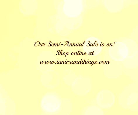 TunicsandThings's tweet photo. Semi - Annual Sale!!!!  Visit http://t.co/EI0v1dCTUB and save 50% off. Sale ends June 15, 2015 http://t.co/6Fcdq00Bss