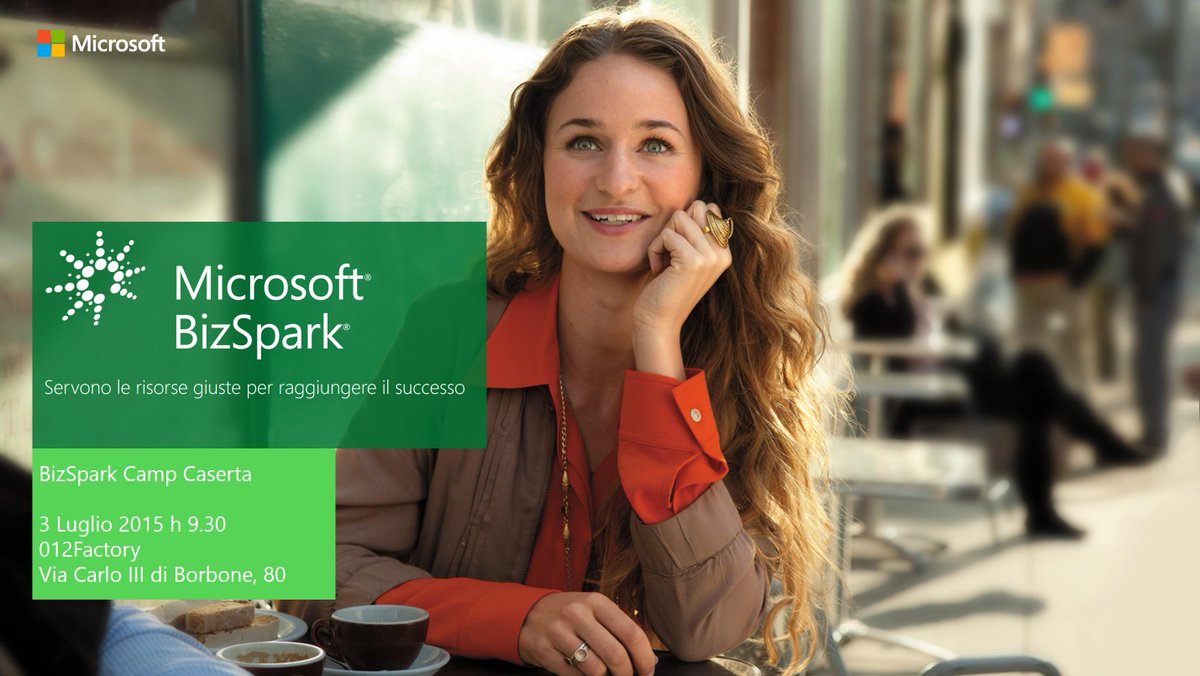 012factory's tweet photo. Sta per arrivare il Microsoft @bizspark Camp, organizzato in collaborazione con 012Factory. Vi aspettiamo il 3 Luglio http://t.co/qZdyTJfBGL