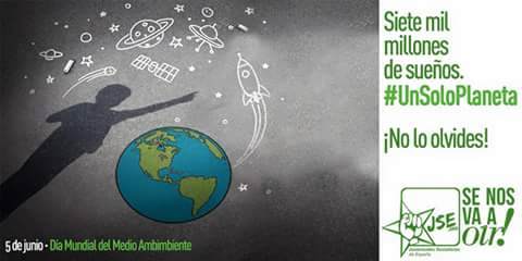 JMolinaALM's tweet photo. 5 de Junio #DiaMundialdelMedioAmbiente. #ProtegeTuEntorno. #UnSoloPlaneta http://t.co/DqYcziiXTN