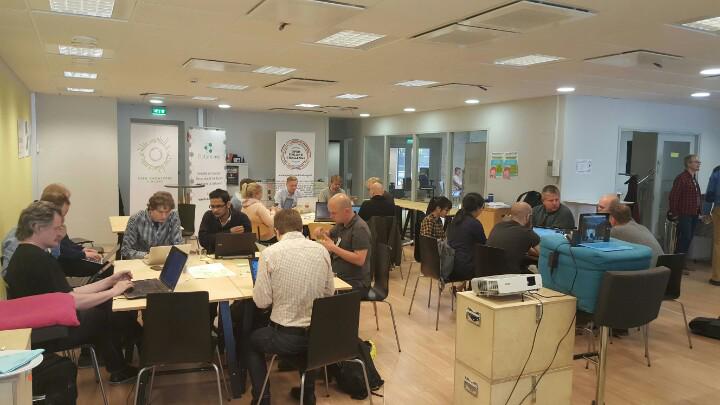 thediligo's tweet photo. #hackathon moving along nicely! ;)
#odmoves #6aika #nodw15 #odbusiness
Inc: sports app, loc based gaming & int maps http://t.co/7niJAS31G7