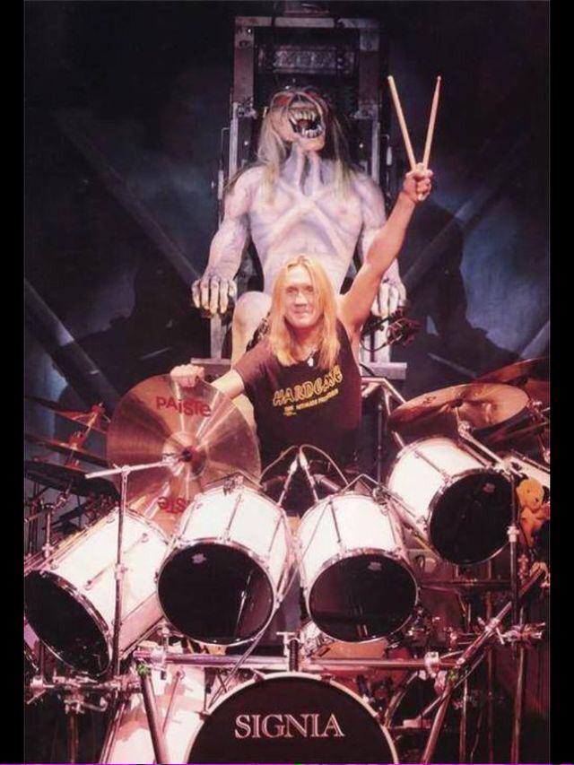 \" HAPPY BIRTHDAY Michael Henry \"Nicko\" McBrain  drummer of Iron Maiden 