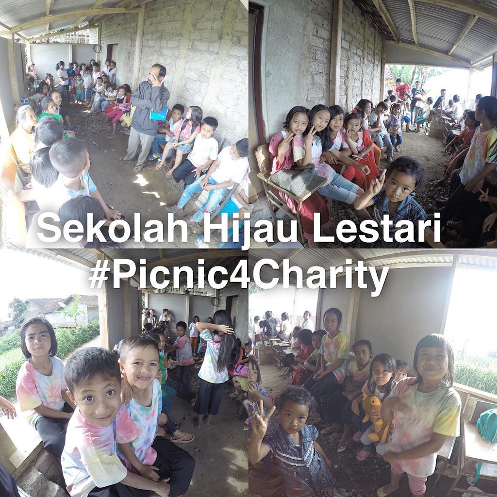 rf3official's tweet photo. #Picnic4Charity goes to Sekolah Hijau Lestari, real condition lack of education in Bandung. cc: @ridwankamil http://t.co/vEu6GDVHGi
