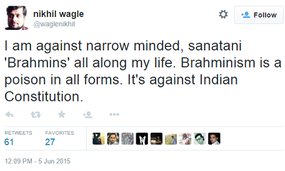 RT <a href="/amitsurg/">Amit Thadhani</a>: This is nothing but spreading hate    <a href="/vsp888/">VIJAY</a>  <a href="/PradnyaLotlikar/">पाटलीण बाई</a>  <a href="/desi_brat/">Yajnaseni</a>  <a href="/YGaonkar/">Yash Gaonkar</a>  @geetaSkapoor