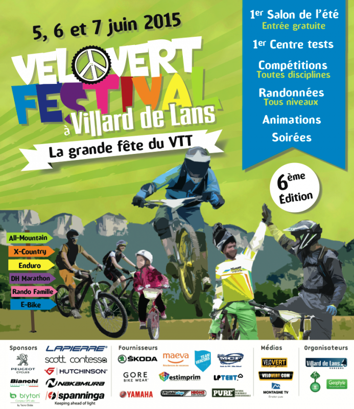 Vélovert Festival la grande fête du VTT 5-7 juin #VillarsDeLans via <a href="/RhonealpesTV/">kanjy bean</a> > foxoo.com/?t=KPS