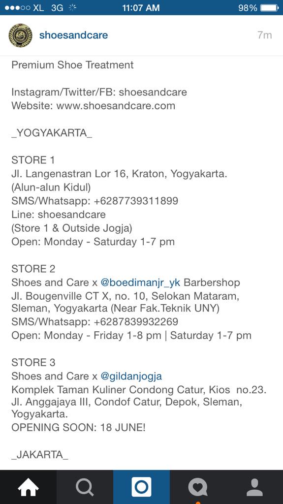 Horeee

@shoesandcare udah ada store ketiga di jogja... 

@gildanjogja