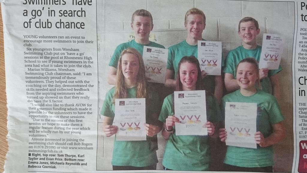 WrexhamSC's tweet photo. We would like to thank @AvowWrexham for their financial support for our recruitment day. #clubgrowth #volunteersweek http://t.co/LYqjyKALn9