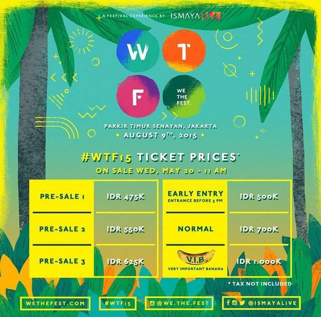Pre Register now for get your #WTF15 ticket on wethefest.com