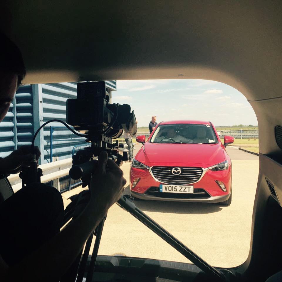 Mazda_UK's tweet photo. Behind the scenes at Rockingham Speedway for the all-new CX-3 launch. #cx3launch http://t.co/RnM0Gd6xRt
