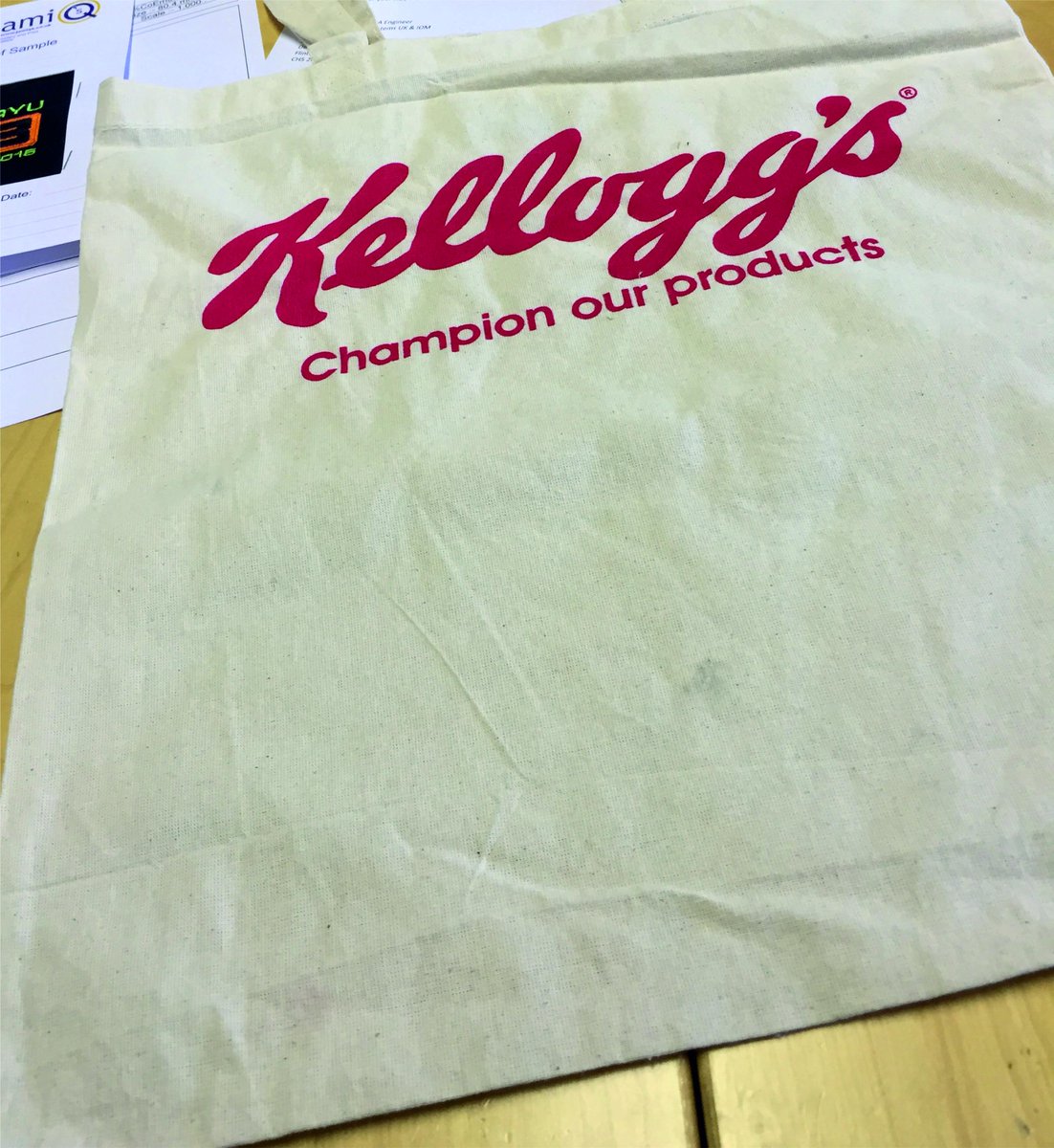 jamiQs's tweet photo. Favorite print of the week goes to @KelloggsUK and their Cotton Shopperst. #championourproduct http://t.co/oS8XyGyfuc