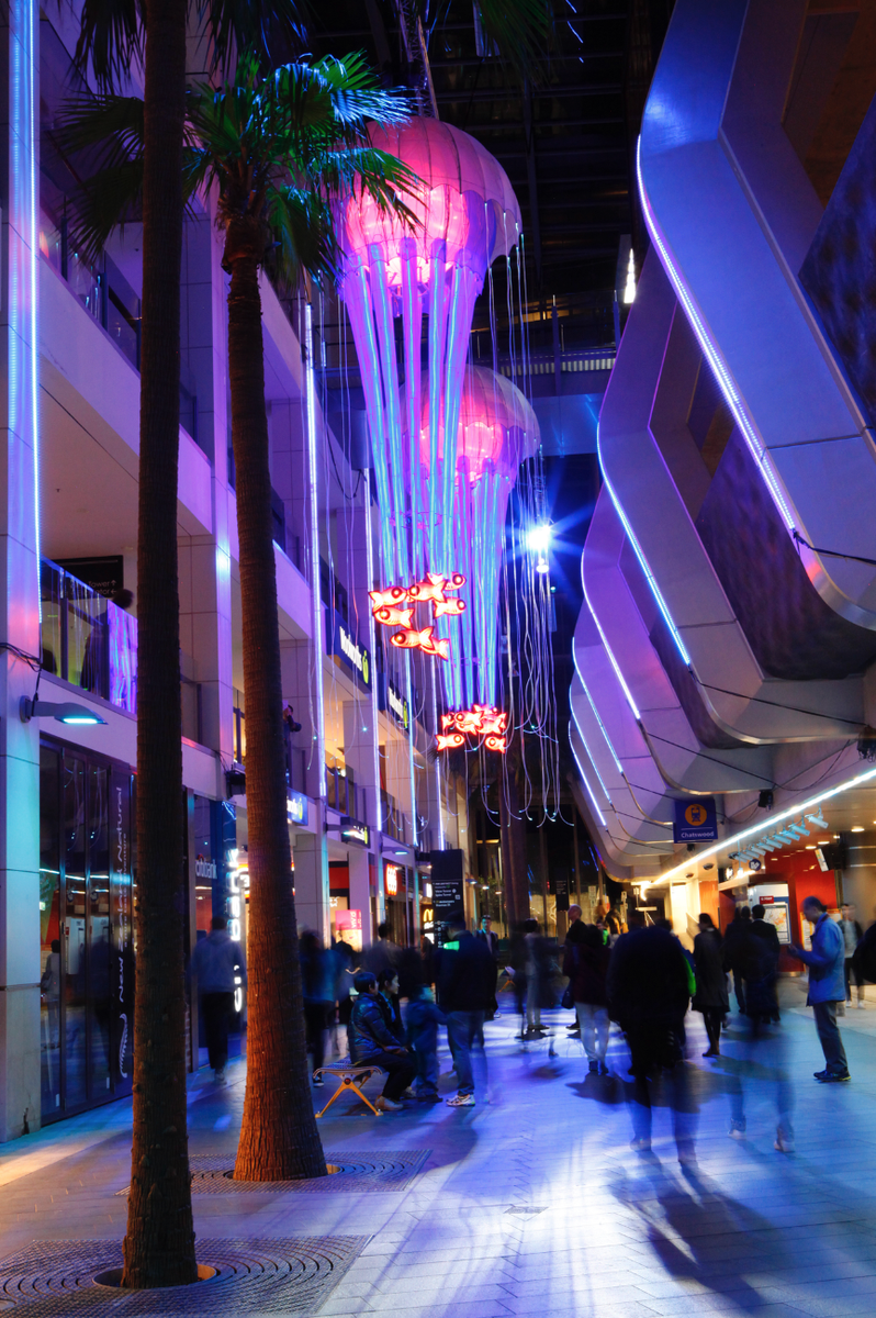 Dive beneath the surface of #vividsydney and explore the aquatic wonderland of #chatswood @willoughbycity