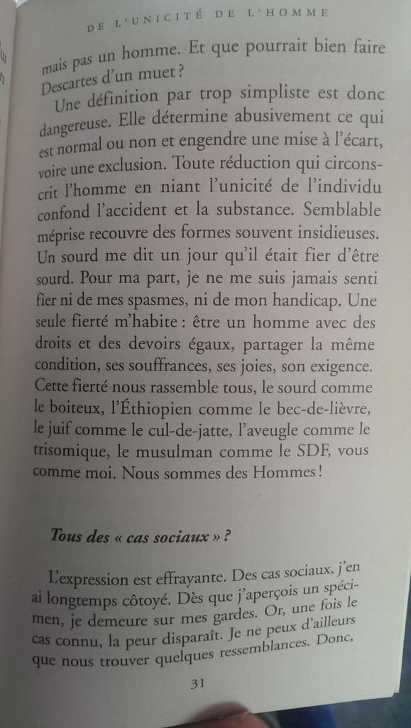 Devirism's tweet image. Le métier d'homme, Alexandre Jollien