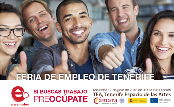 fifedetenerife's tweet photo. El 17 de junio se celebra EXPOEMPLEO!! #FeriaEmpleoTenerife #talleres #networking Inscríbete!! http://t.co/o4Bcdx8pUi http://t.co/WBq0jQv3am
