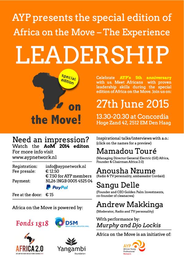 FutureIdeasOrg's tweet photo. Join #AfricaOnTheMove @aypnetwork_nl on June 27th! http://t.co/FqXAUoLWpm