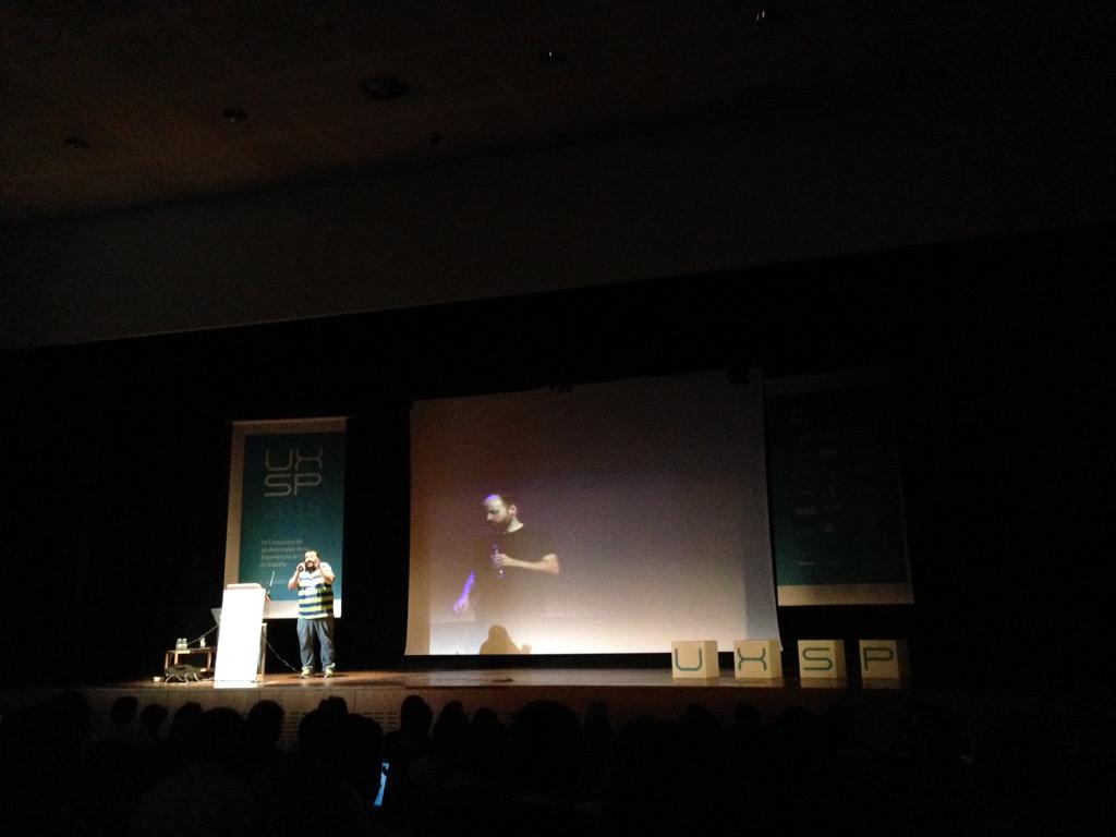 halix's tweet photo. @ruymanfm y ultrashow en #uxspain2015 #everis_ExD http://t.co/9HOwkfaTEY