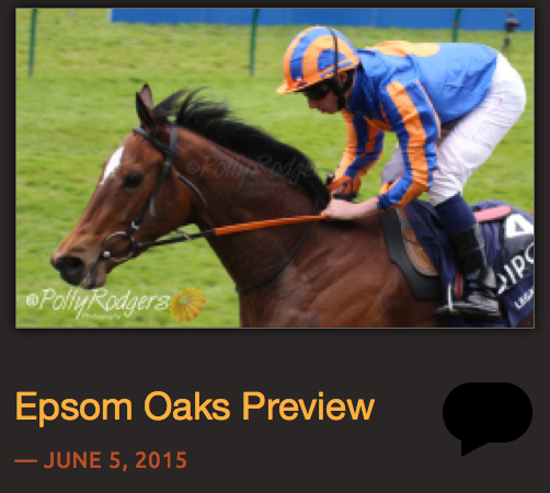 PollyRodgers's tweet photo. #EpsomOaks Preview + my selections! 
http://t.co/rWKi55QPYP…
RT's Appreciated. #AllThingsRacing http://t.co/zXpoImQWMq