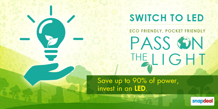 Say yes to power saving, switch to LED. bit.ly/PassOnTheLight #PassOnTheLight #WorldEnvironmentDay