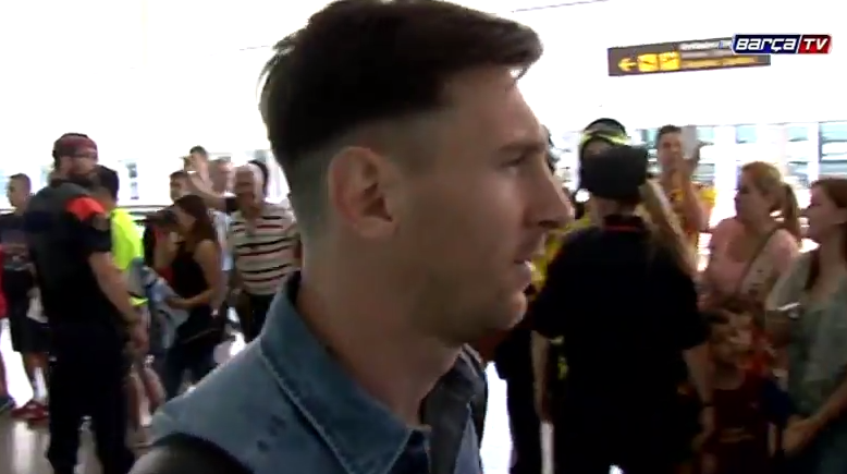 Barcelona En Route To Berlin Leo Messi S Had His Final Haircut