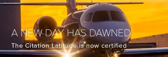 Cessna's tweet image. The Citation Latitude received FAA type certification today #latitudejet bit.ly/1GcLmvn