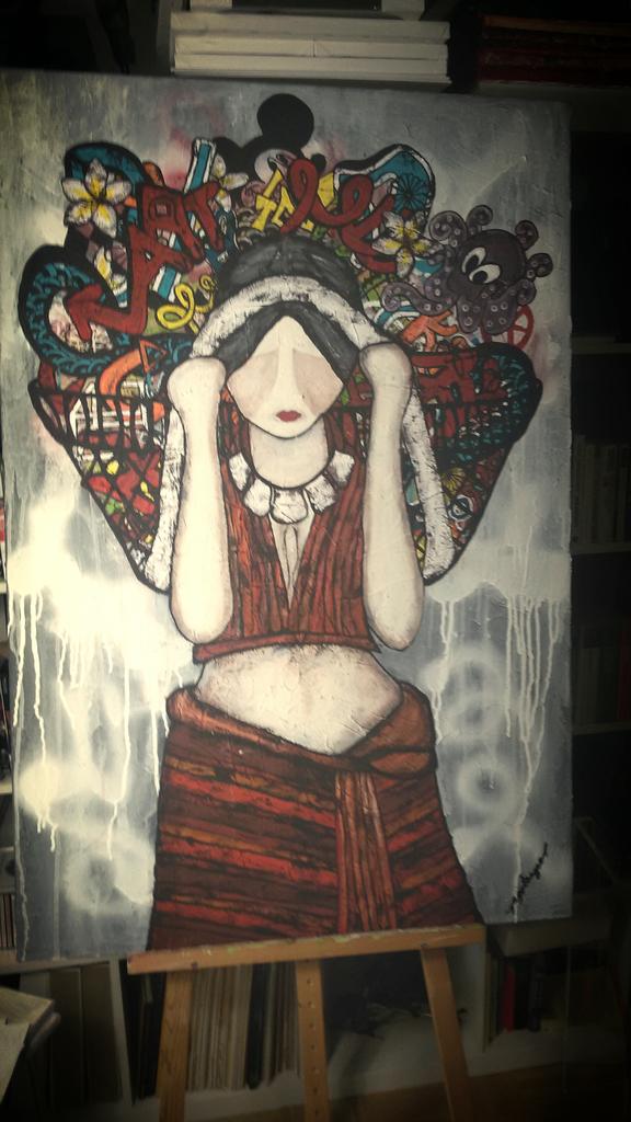 pamelagotangco's tweet image. Coming to #Manila  soon! #artmanila #pamelagotangco #Ifugao #Kalingawoman