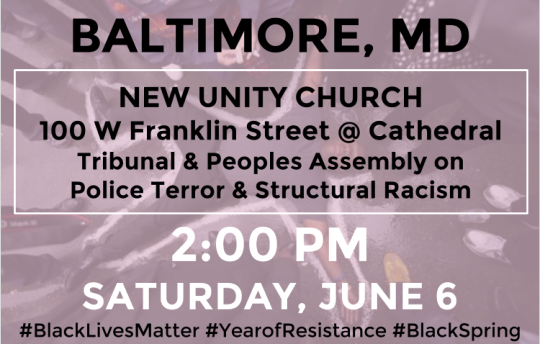 #Baltimore ACTION 
Sat 6/6/15 2PM
#FreddieGray #BlackSpring #BlackLivesMatter #YearOfResistance