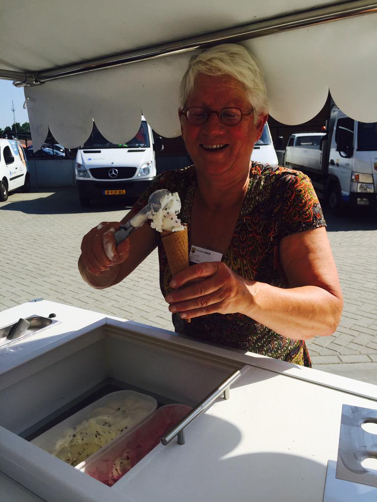 Supporter Lydia v.d. Kieft van CULIflair is overal inzetbaar!