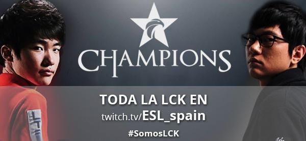 ESLspain's tweet photo. Desvelado: A partir del 11 de junio también #SomosLCK en ESL España @KuentinLoL @RaRuMlol @KeirethLoL @sitoxplex http://t.co/AbTtHia3Mv