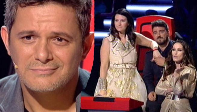 MusicTelecinco's tweet photo. .@AlejandroSanz se emociona y los coaches proponen "rebelarse" contra el programa > http://t.co/0GCSbfKLW8 http://t.co/MIJGAq3aqu
