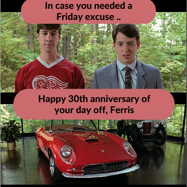 HuffPostCaLife's tweet photo. And on June 5, we celebrate #FerrisDay http://t.co/gRIijMJN1T