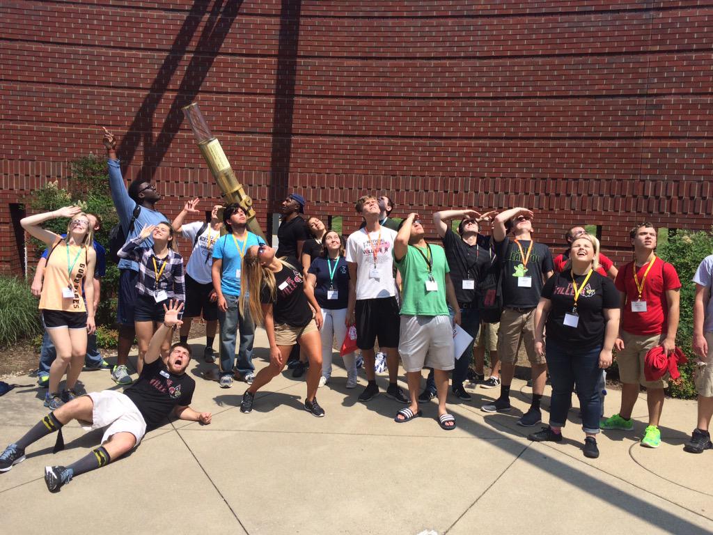 UofLConor's tweet photo. Here at the Rauch Planetarium we like to stare at the sun! #CardinalChallenge @CardsShimmy @SOSerMadison http://t.co/2hrEol6avL