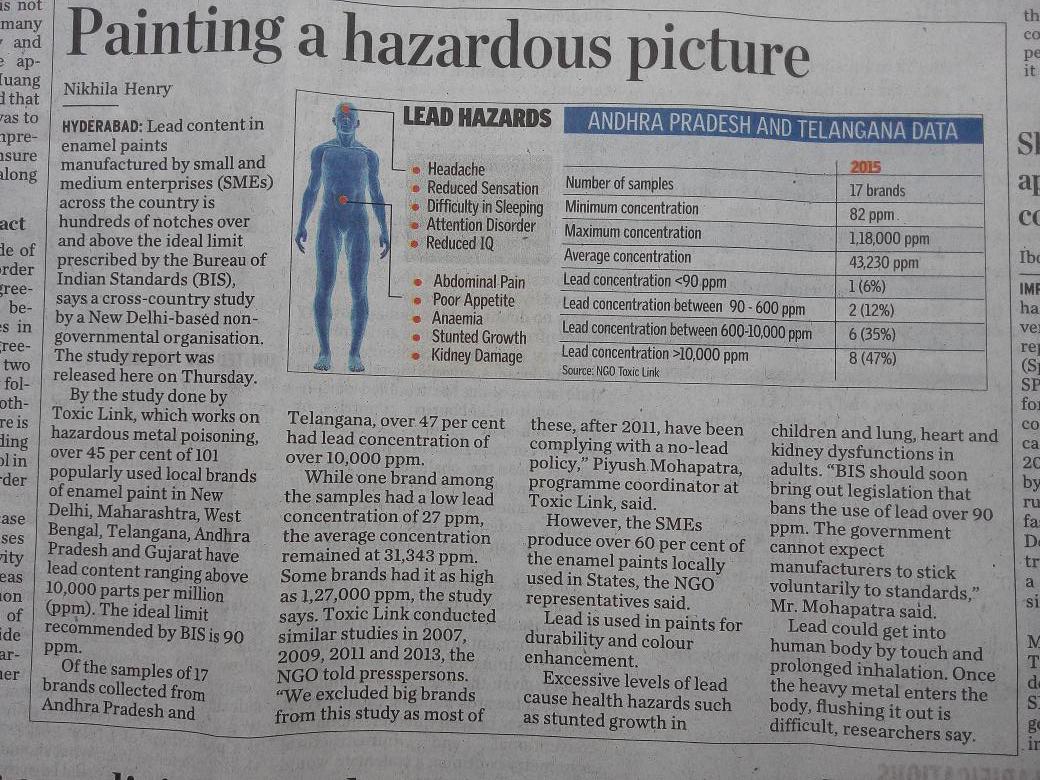 kvinod_singh's tweet image. Lead hazard