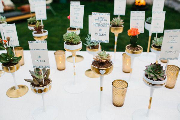 This is just such a #Gorgeous Guest Seating Plan and perfectly fits our current craze... #SucculentLove #BeCreative